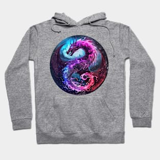 Lunar Guardian: Moonlit Dragon Crest Hoodie